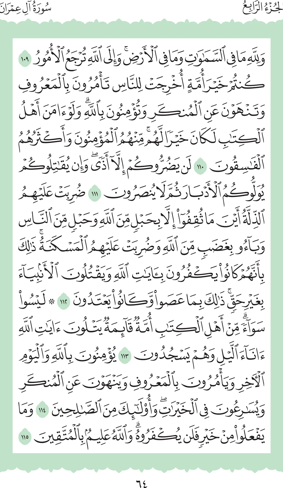 آيات من القرآن الكريم