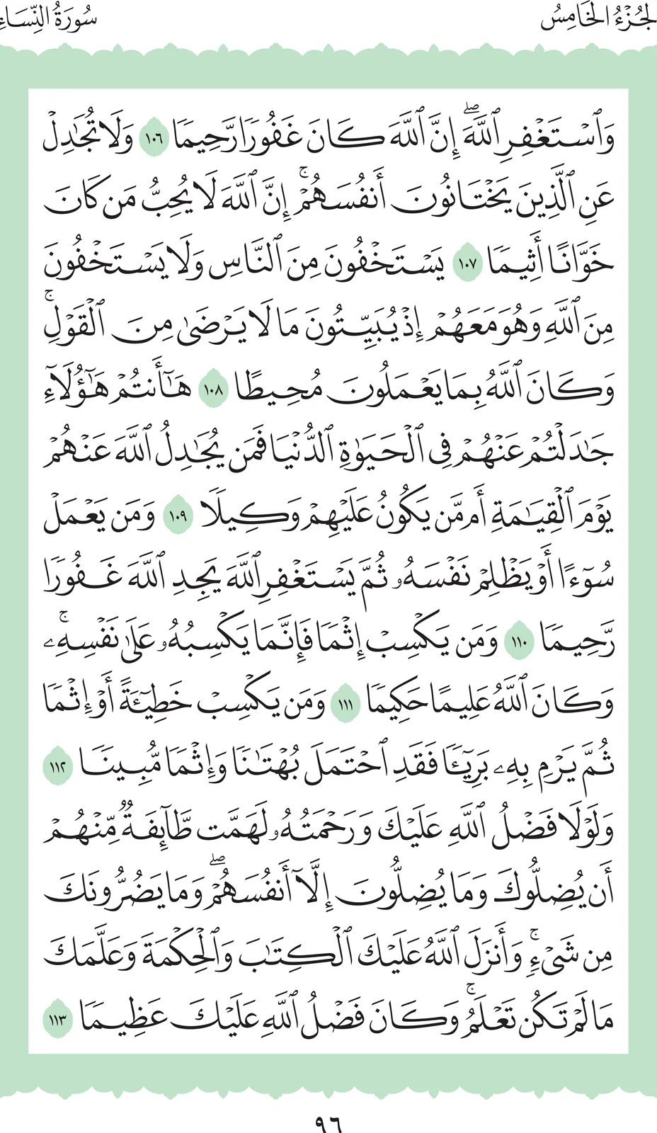 آيات من القرآن الكريم