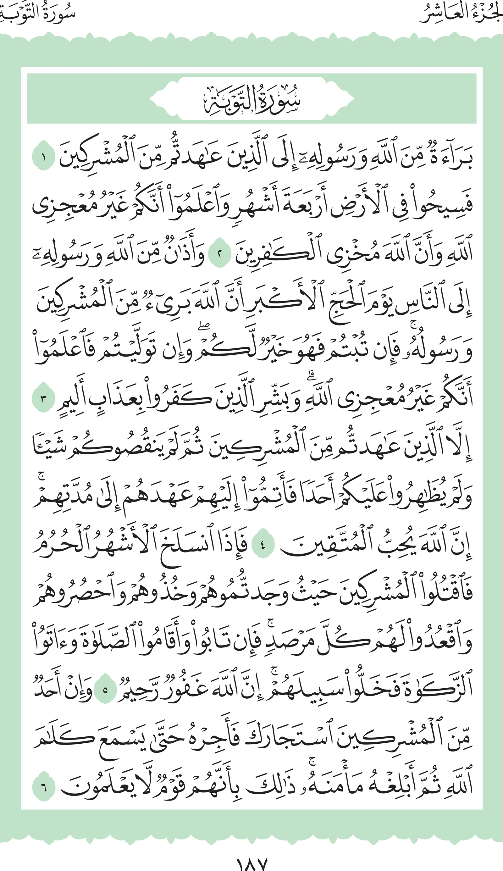 آيات من القرآن الكريم