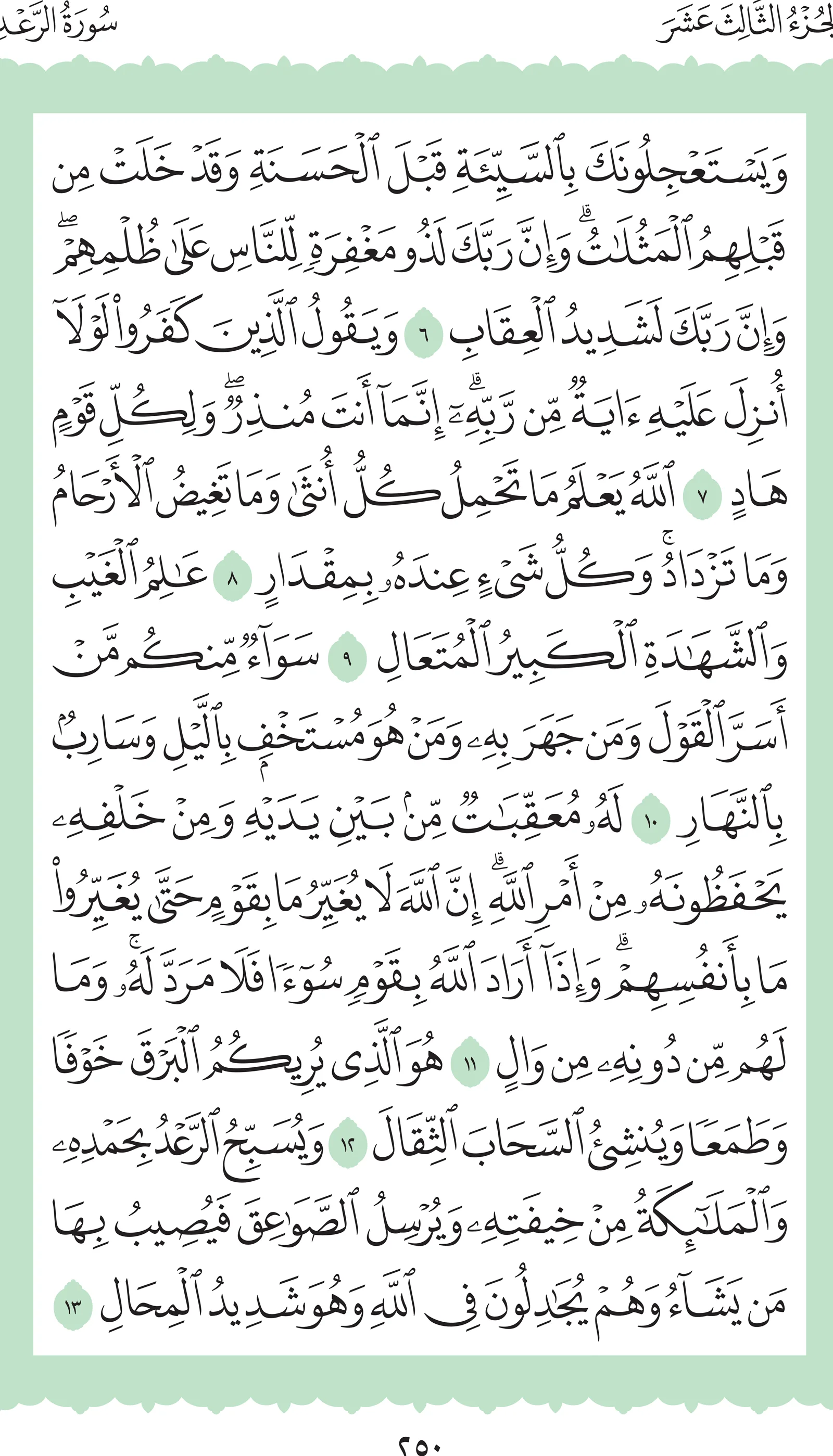 آيات من القرآن الكريم