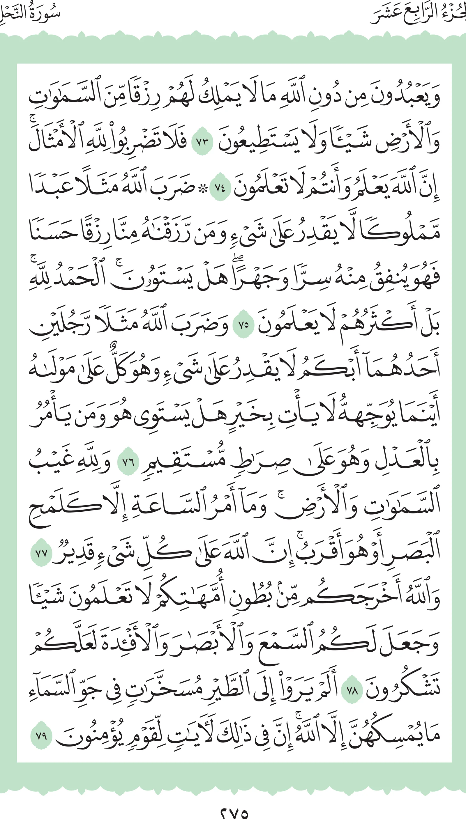 آيات من القرآن الكريم