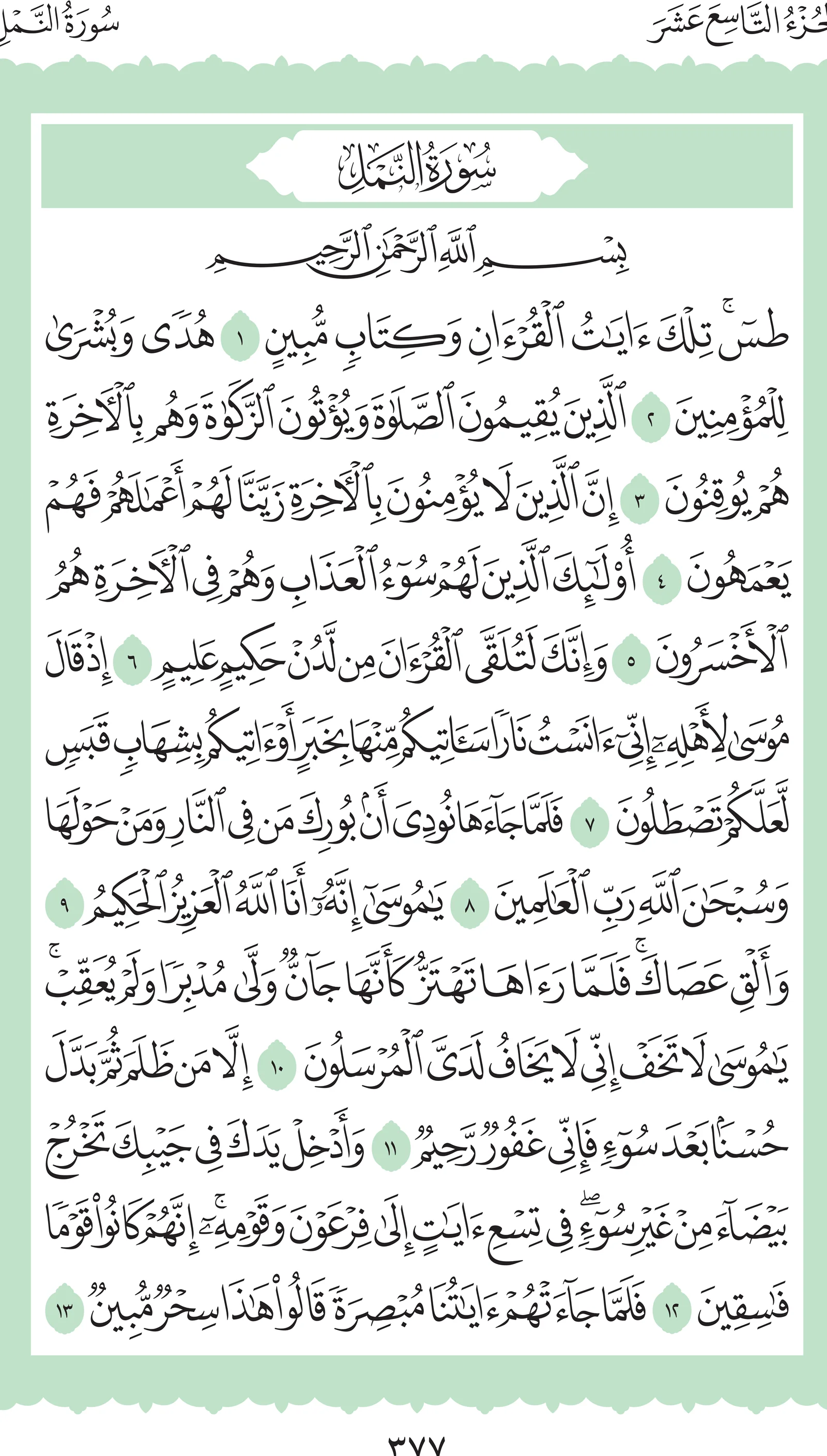 آيات من القرآن الكريم