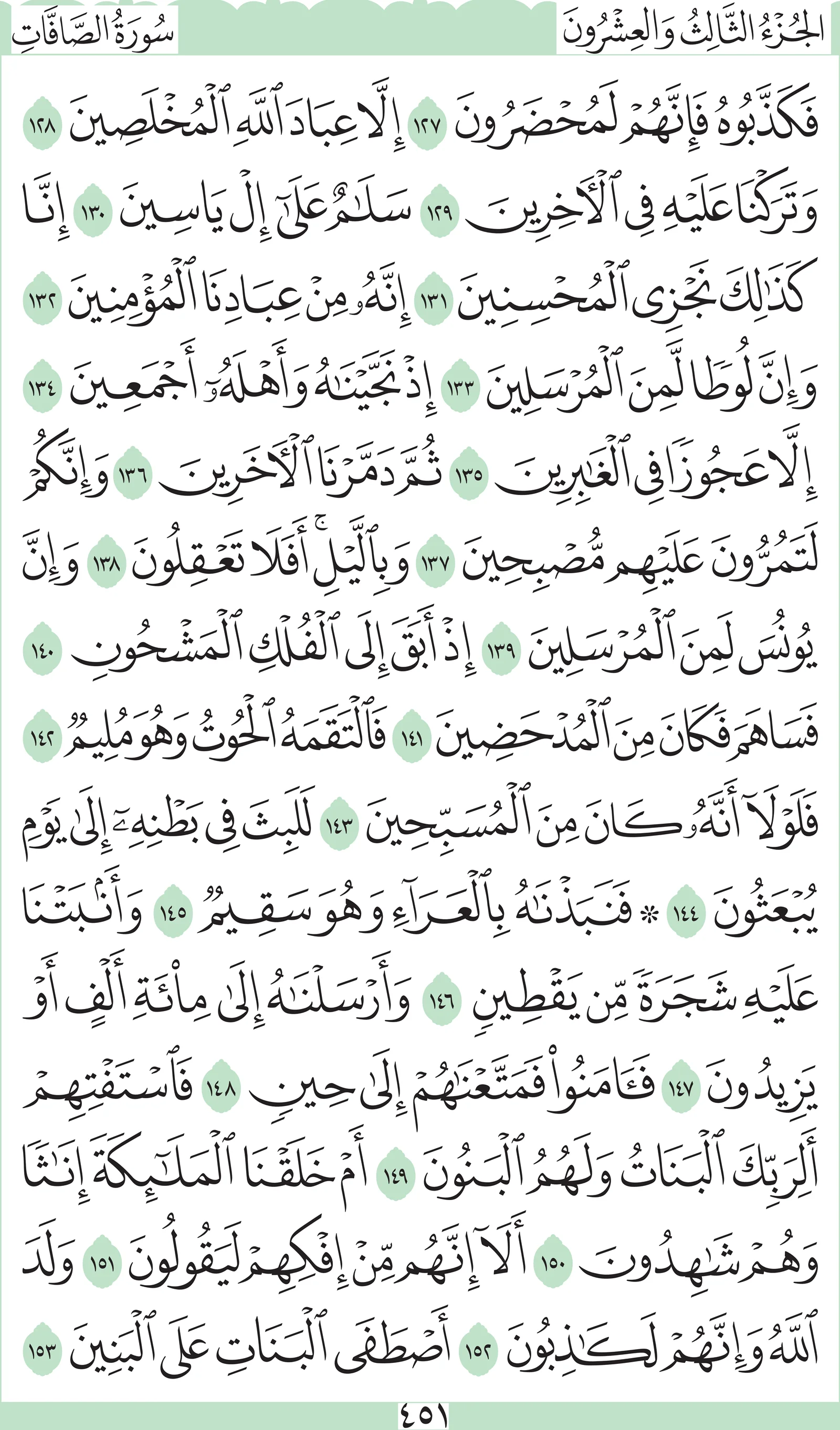 آيات من القرآن الكريم