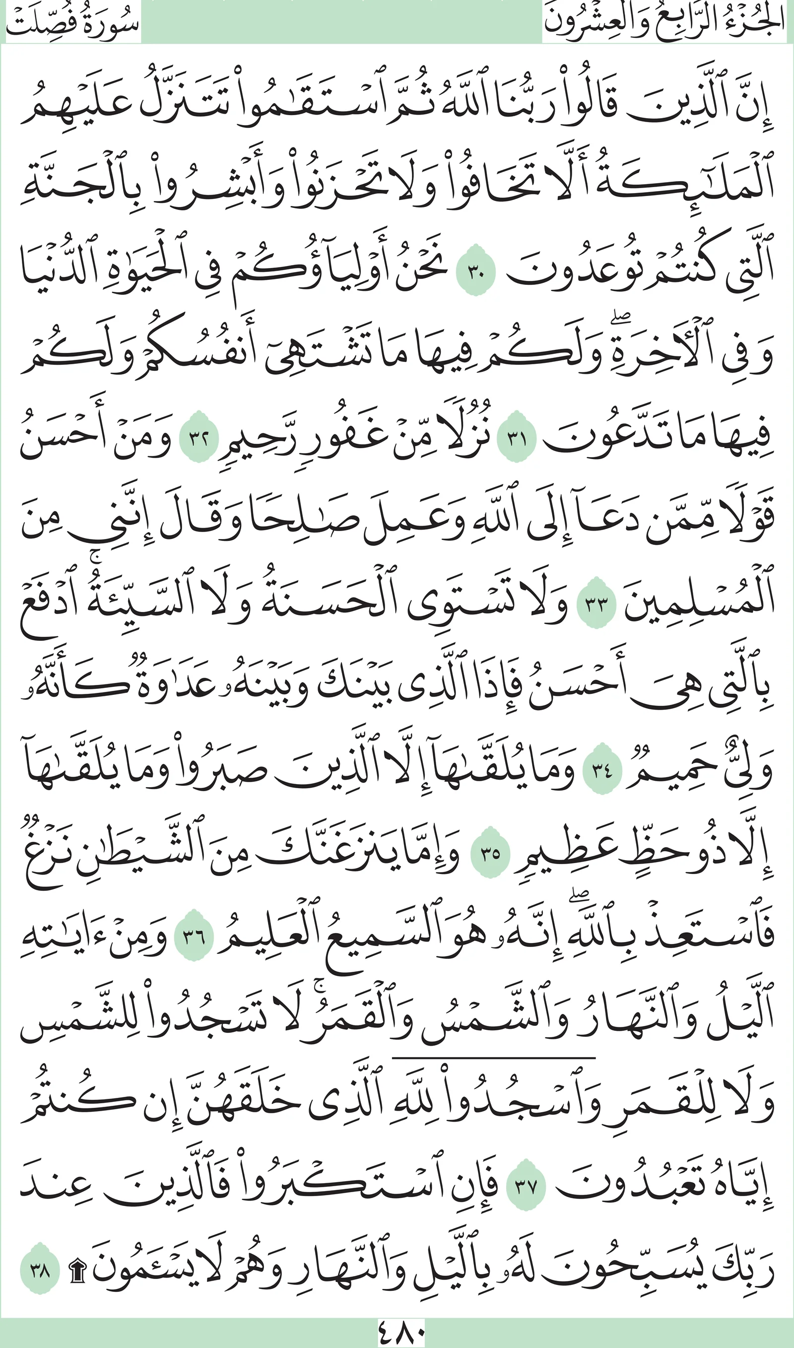 آيات من القرآن الكريم