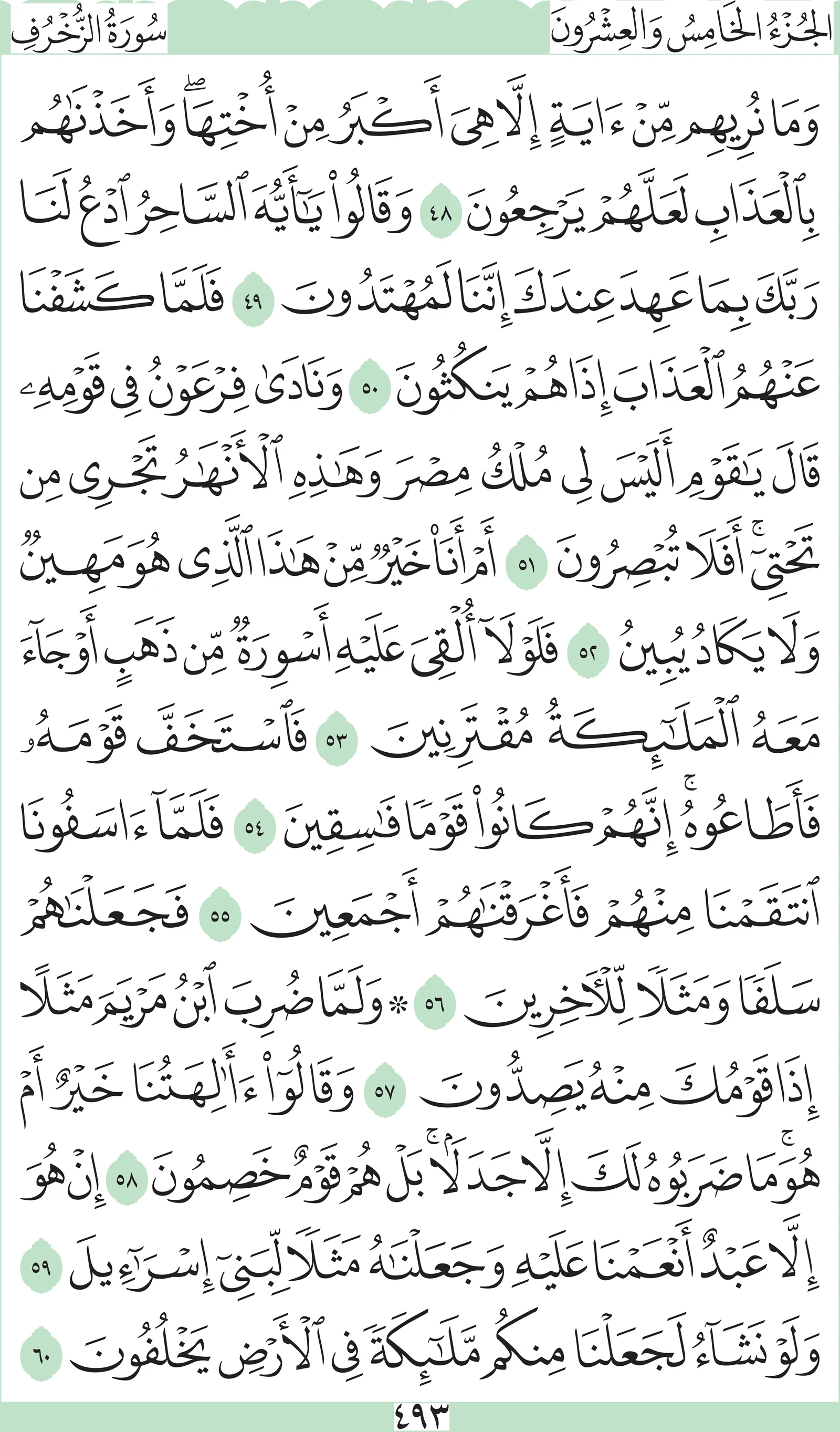 آيات من القرآن الكريم