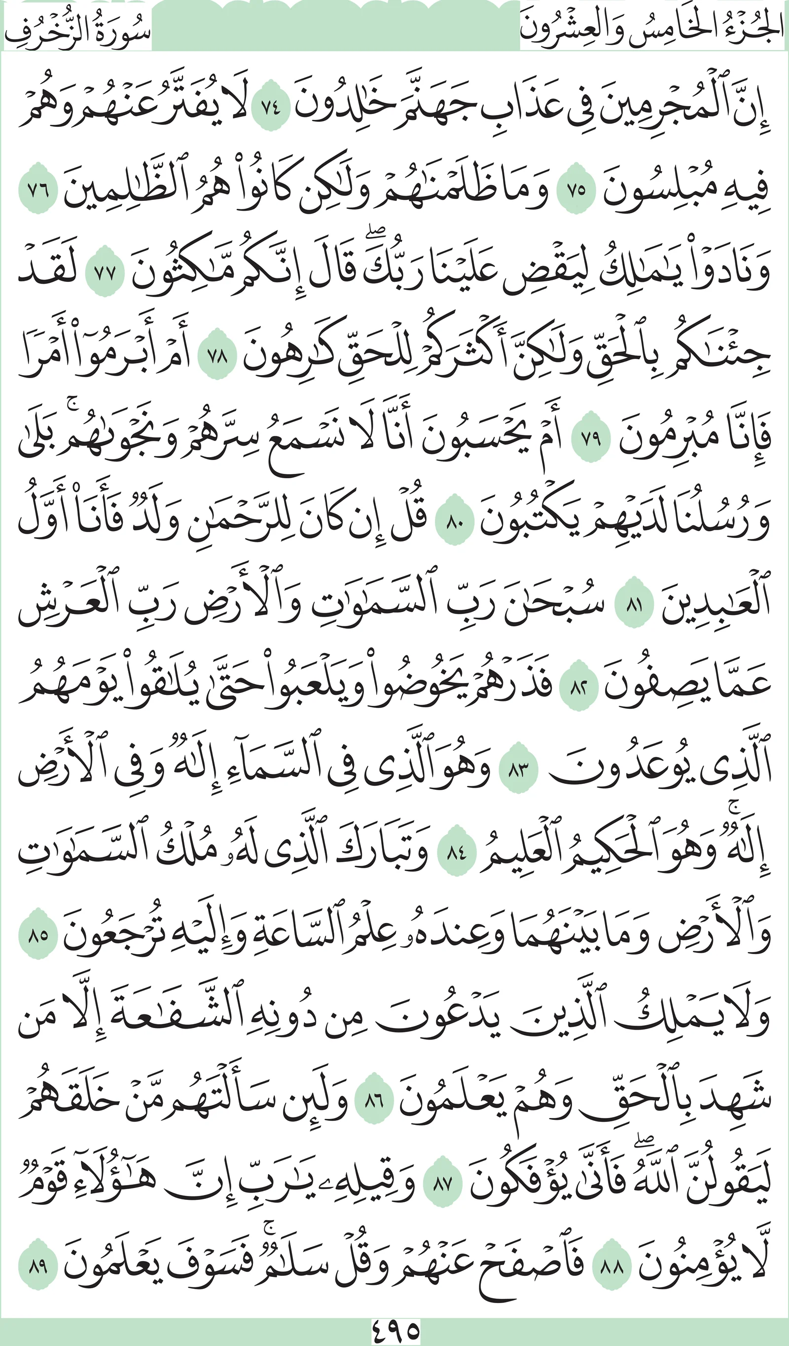 آيات من القرآن الكريم