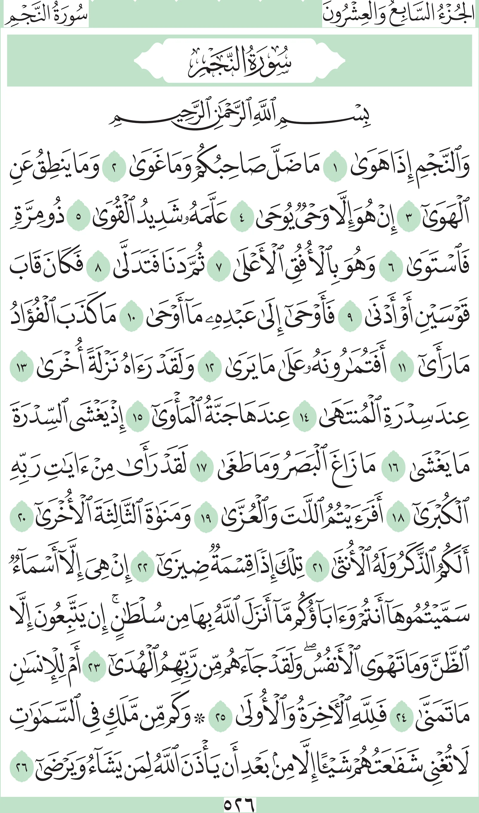 آيات من القرآن الكريم