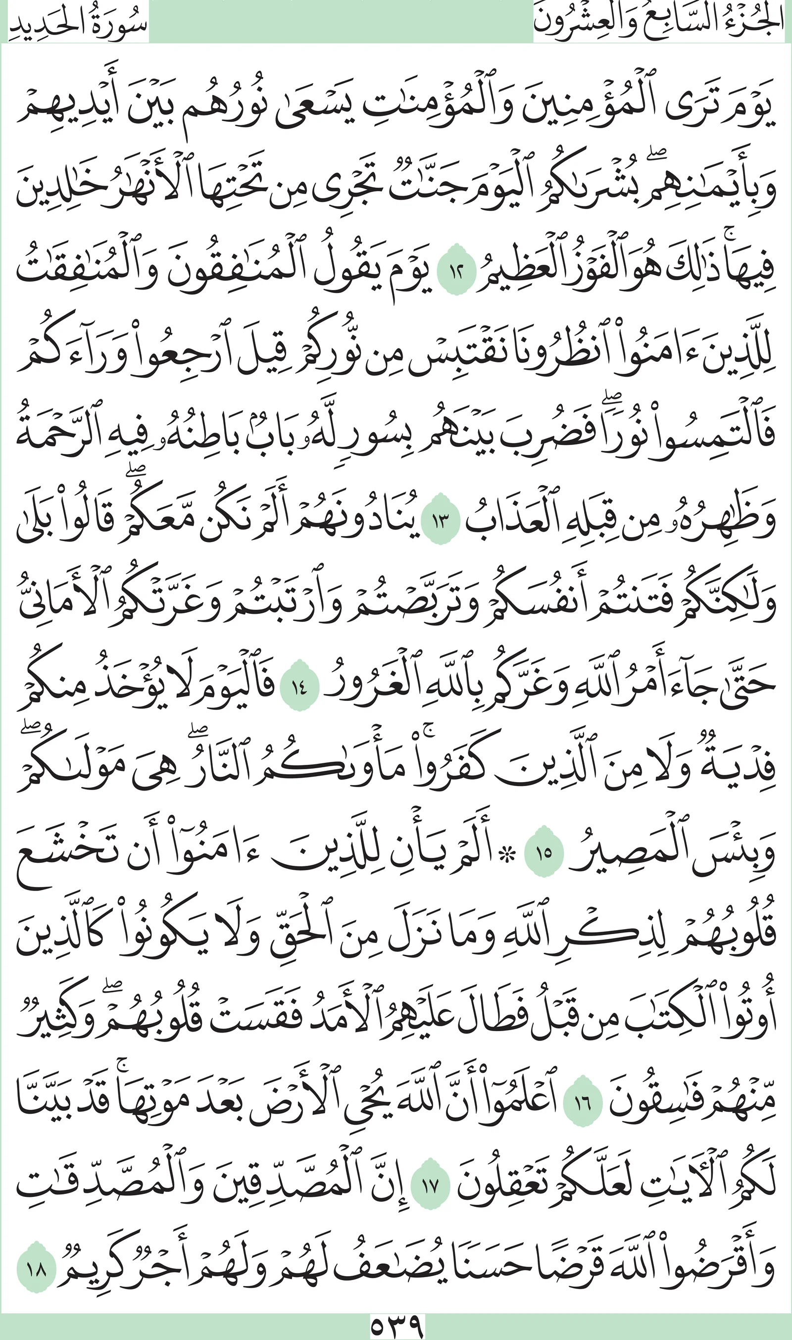 آيات من القرآن الكريم