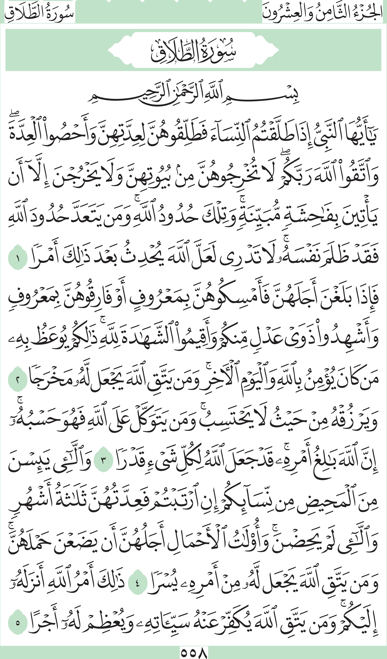 آيات من القرآن الكريم