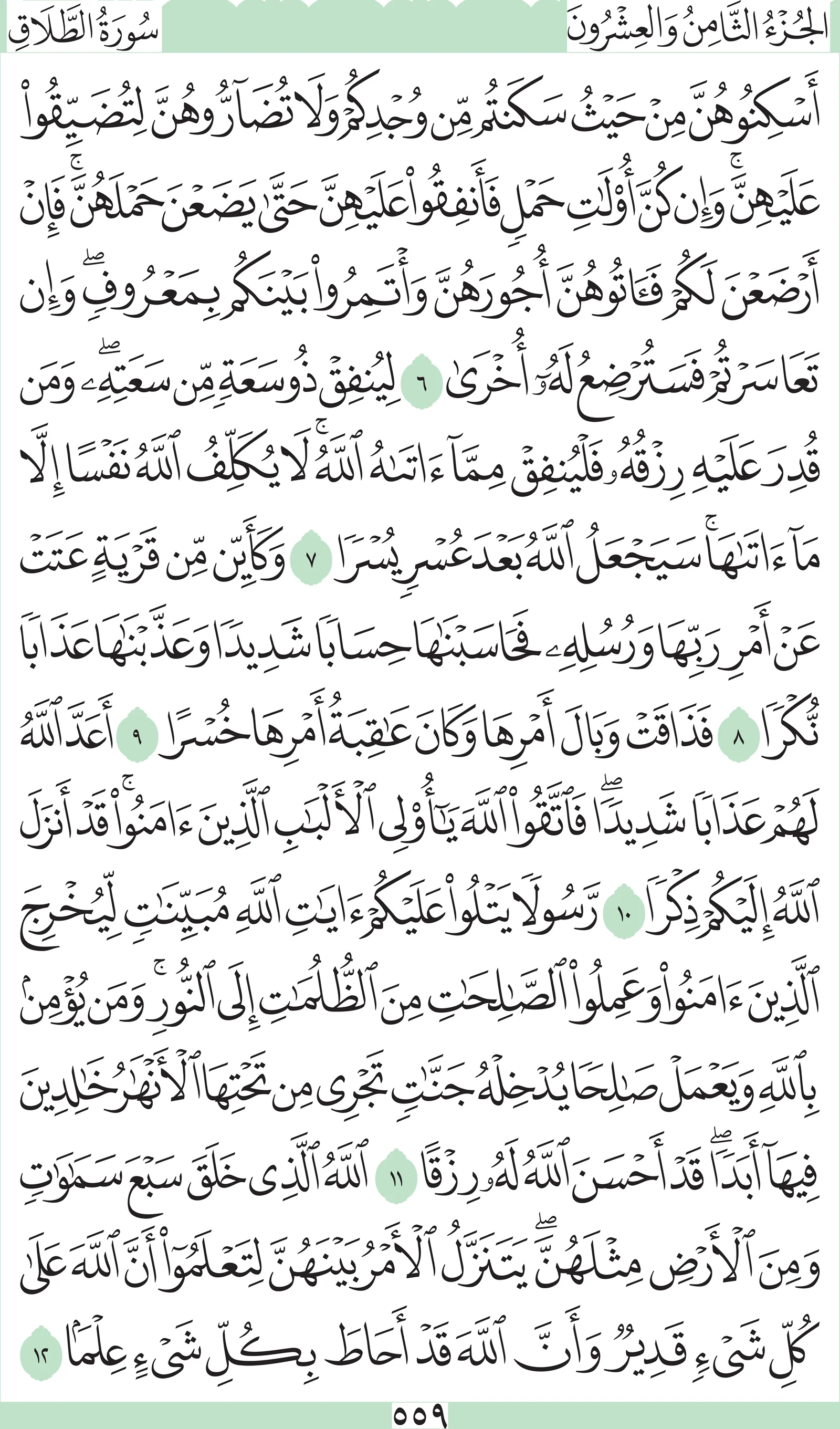 آيات من القرآن الكريم