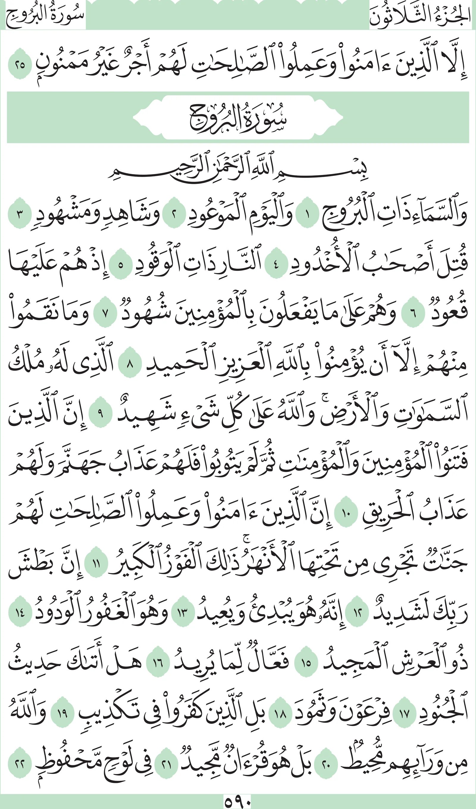 آيات من القرآن الكريم